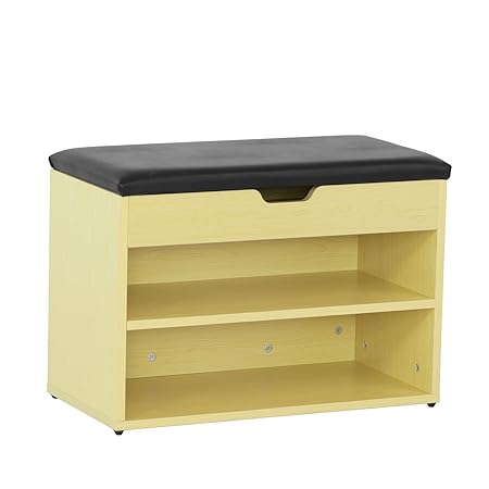 Sobuy Shoe Rack Bench Shoe Shoe Cabinet Wood Shoe Chest