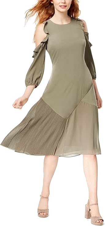 cold shoulder midi