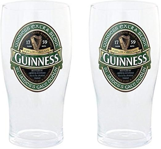 1 2 pint guinness glass