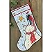 Dimensions Crafts 70-08924 Needlecrafts Counted Cross Stitch Stocking Kit, Tall Hat Snowman