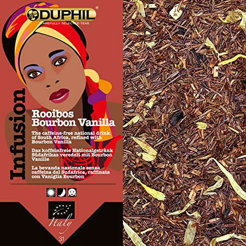 Duphil | Rooibos Tee BIO mit Bourbon Vanille aus Südafrika lose Robusch im Aromabeutel mit Zippverschluss | 500g – Bild 3
