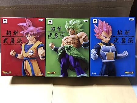 Amazon 数4セットあり 映画 ドラゴンボール超 フィギュア 超刻武勇伝 超サイヤ人ゴッド 孫悟空 ベジータ ブロリー フルパワー 3種セット フィギュア ドール 通販