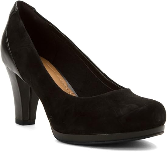 clarks chorus jazz black suede