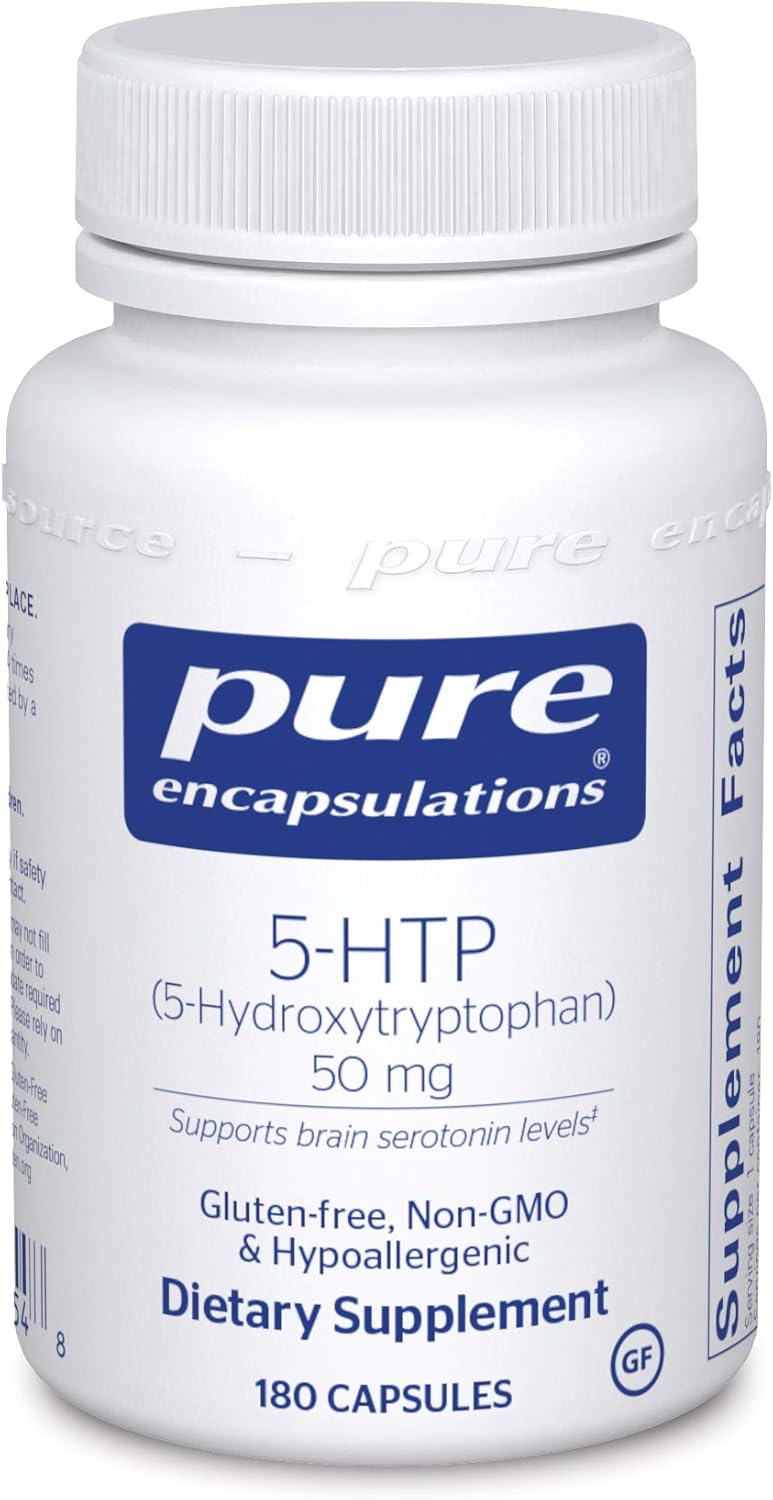 Pure Encapsulations 5Htp (5Hydroxytryptophan) 50 Mg. 180's Amazon.co.uk Health & Personal Care