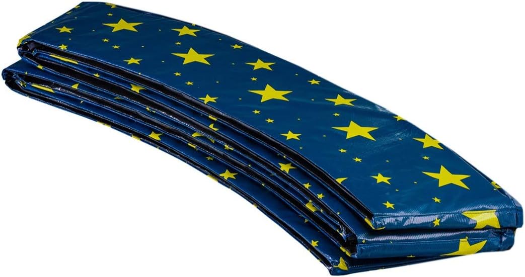 Rectangle/Round Trampoline Replacement Safety Pad |Spring Cover for Circular or Rectangular Trampoline | Durable, Water Resistant, 10" Wide| Fits most Brands|Sizes:7.5',8',9',10',11',12',14',15',16'|Colorful Safety pad