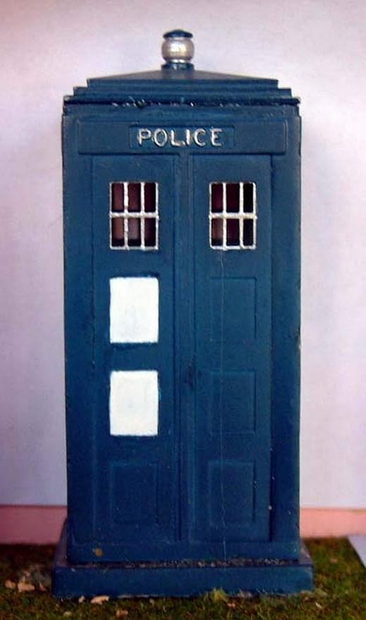 Amazon Co Jp Langleyモデルイギリス英語警察電話ボックスtardis O Scale Painted L5p Toys
