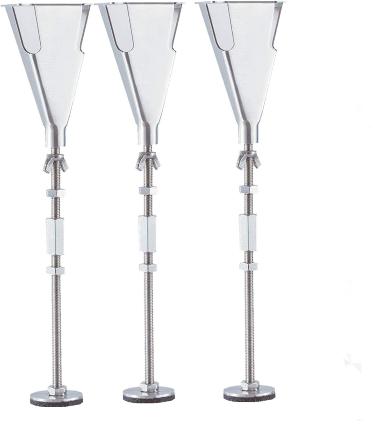 Popmoon 304 Stainless Steel Bed Center Slat Support Leg Adjustable