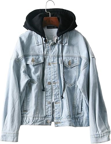 oversized denim hoodie