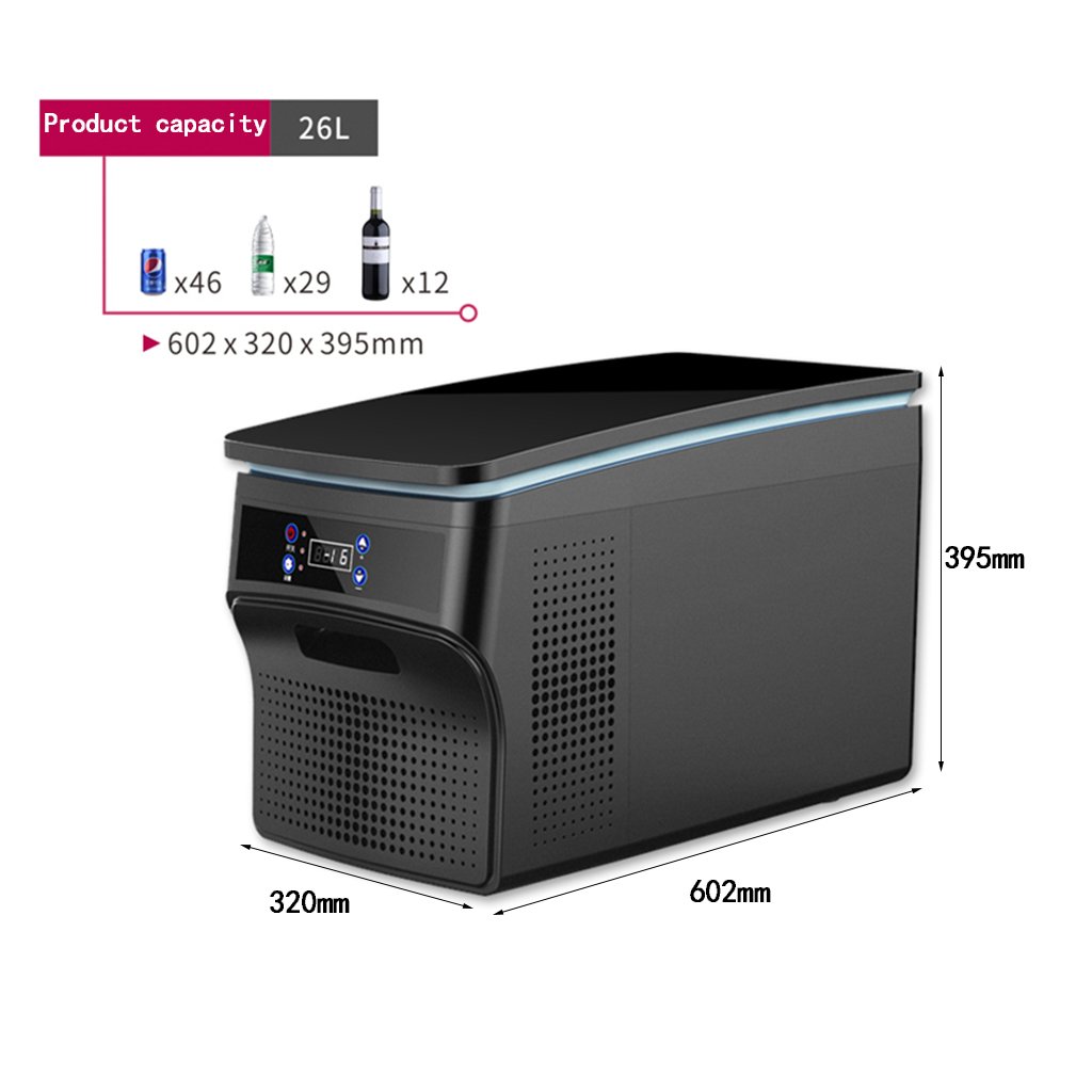 SKC_Refrigerador del coche 26L compresor del refrigerador del ...