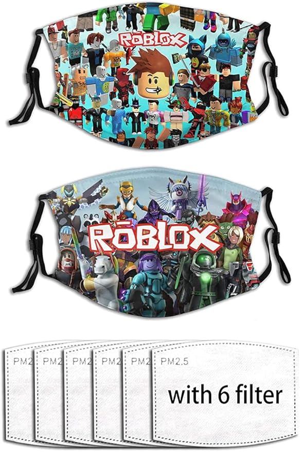 2pcs Face Mask Reusable Print Neck Gaiter Balaclava Facial Balaclavas