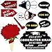 PBPBOX Graduation Photo Booth Props 2017 Graduation Party Decorations 46PCS