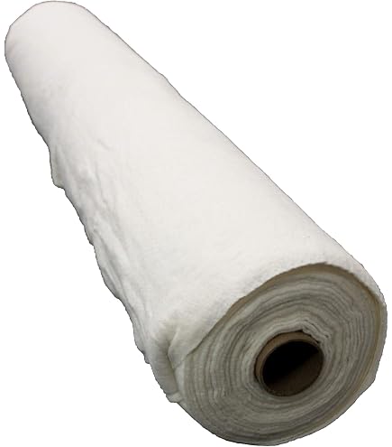 Pellon H-45B Aufschmelzbare Baumwollwatte - 45 Zoll X 20 Yards, Ideal Für Quilting, Heimdekor & Handtaschen, Maschinenwaschbar