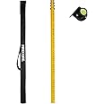 Firecore 13-Foot Aluminum Grade Rod, 8ths, 4 Sections Dual Sided Telescopic Rod with Bubble Level, Ideal for Leveling with Co