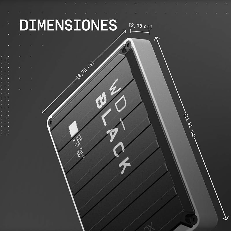 WD BLACK P10 5 TB Game Drive for Xbox One para obtener acceso a su colección de juegos de Xbox en cualquier lugar, con la compra se incluye 1 mes de suscripción a Xbox Game Pass Ultimate