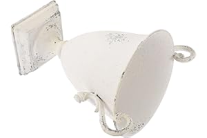 TIDTALEO Vintage Roman Iron Flower Pot High Leg Metal Urn Planter Decorative Vase for Home Tabletop Flower