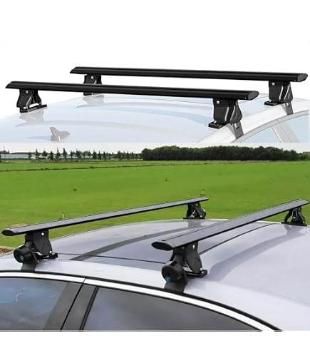 Find 11-16 Durango Roof Rack Crossbar Black Luggage Rack bar OEM
