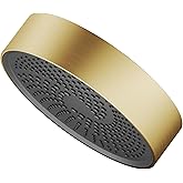 AULEEND，high pressure shower heads，with Anti-Clog Rubber Jets - 360° Rotation Adjustable Shower Head -7.87inches (D-Brushed G