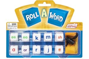 Junior Learning Roll a Word Develop Spelling and Word Formation Dice, Multi