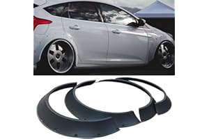 Kyostar New School 4Pcs 800mm Universal Car Fender Flares Wheel Arches (Black)