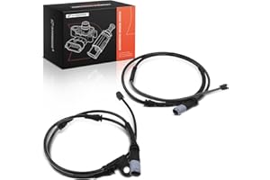 A-Premium Front and Rear Disc Brake Pad Wear Sensors Compatible with BMW X5 2011-2018, X6 2011-2019, 2-PC Set