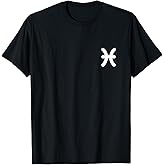 Pisces Symbol Zodiac Sign Horoscope T-Shirt