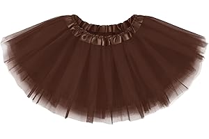 Olreco Tutu for Women Adults 5 Layered Tutu Skirts for Women Halloween Tutus Adult Tutus Womens Tulle Skirts 80s Fluffy Skirt