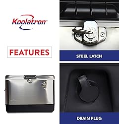 Koolatron Ice Chest Cooler - Portable Ice Bucket