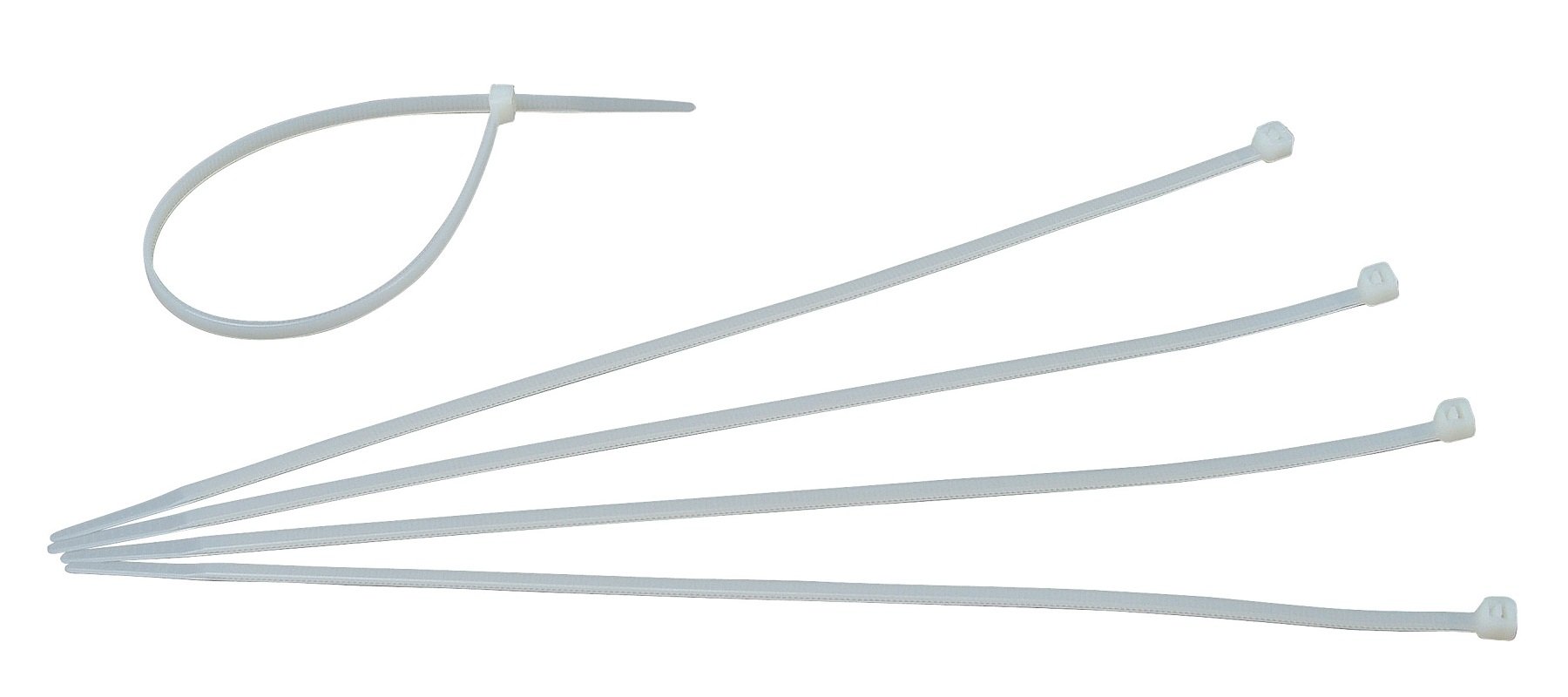 Kopp 356804091 Cable Tie 300 x 4.8 mm, 50 Pieces, Transparent