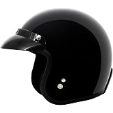 VCAN V85C 3/4 Open Face Motorcycle Helmet DOT Approved