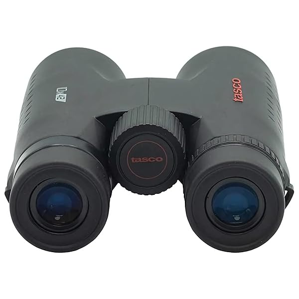 TASCO ES10X42 ESSENTIALS BINOCULARS, 10X42MM, ROOF PRISM MC, BLACK