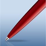 Waterman Allure Ballpoint Pen Red Lacquer Medium Point Blue Ink Gift Box view 2