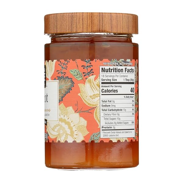 KITCHEN & LOVE APRICOT PREMIUM PRESERVES | MADE WITH 70% FRUIT, SMALL BATCH, ARTISANAL, SUN-RIPENED