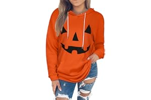 ROSEMIA Women's Hoodies Long Sleeve Sweatshirts Drawstring Pullover Tops with Pocket Casual Loose Blouses Tunic