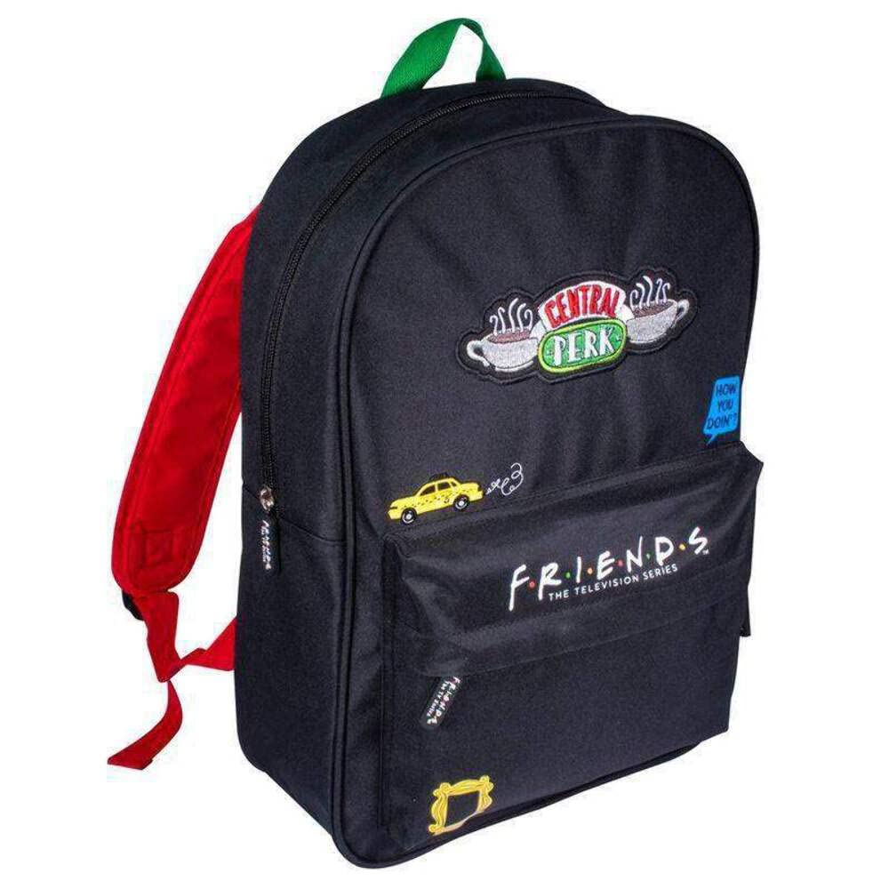 Blue Sky Designs Ltd Friends Friends Central Perk Premium Black Backpack,One Size