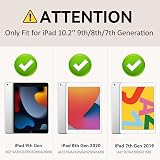 Surom Kids Case for iPad 10.2 Inch 9th 8th 7th Gen Blue Shockproof Handle Stand view 2