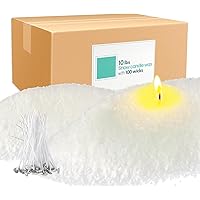 ECLHTLNY 10LB DIY Snow Pearled Candle- Powder Candle Making for Soy Wax Candle Crafts- Natural Candle Making Supplies- HIGH C