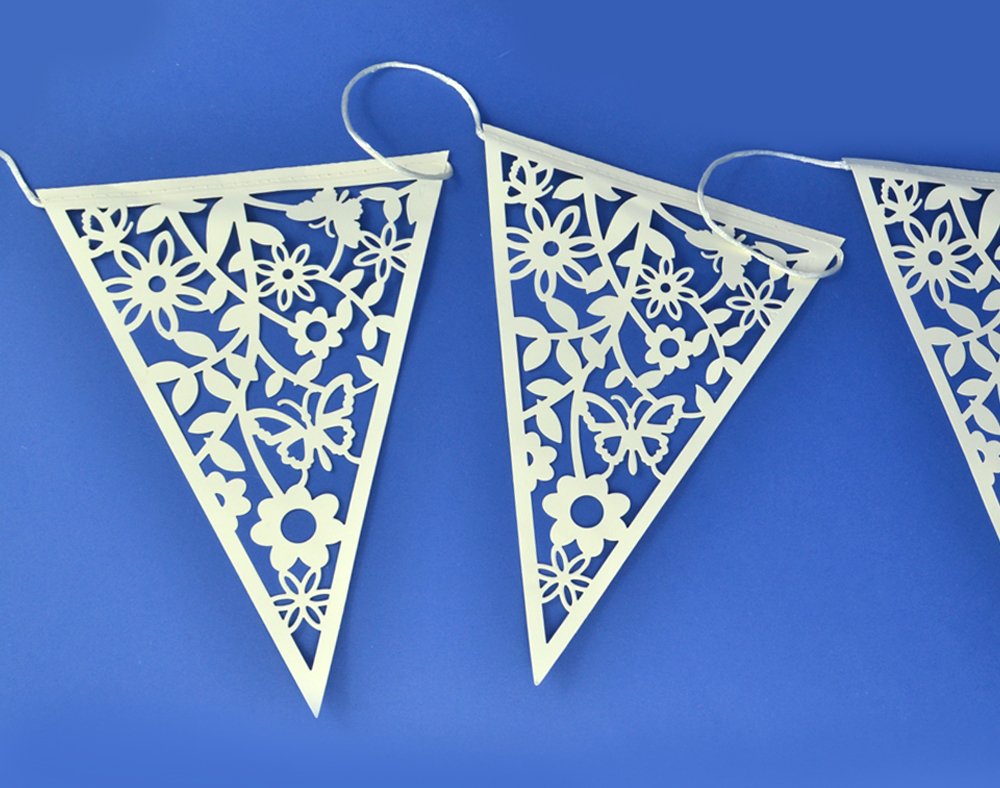 CLUB GREEN Lace Bunting, Ivory, 8 m