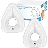 2 Packs Replacement Cushion for ResMed Airfit F20, Compatiable with Orignal Airfit F20 Frame & Elbow,Replacement Full Face CPAP Mask Cushion, Soft & Durable, Cover Nose and Mouth, Large