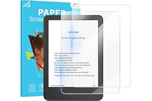 MoKo 2 Pack Glass Screen Protector for 6''All-New Kindle 11th Generation 2024/2022, Kindle 10th Generation 2019, Anti-Bubble & Scratch 9H Hardness HD Clear Tempered Glass Screen Film