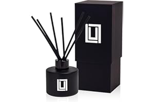 Lulu Candles | Reed Diffuser Set | Sexy Man (Smells Like Men’s Cologne)| 6 Reed Sticks | Scent Diffuser for Bedroom Bathroom Living Room & Office (4.2 FL Oz.)