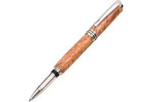 Penn State Industries PKTYRBP Tycoon Rollerball Pen Kit Woodturning Project (1, Rhodium)