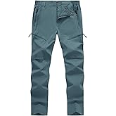 YSENTO Men's Cargo Hiking Pants Lightweight 5 Zipper Pockets Stretch Quick Dry Camping Fishing Travel Pants