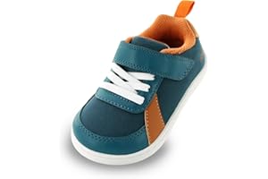 SKYWHEEL Toddler Wide Toe Box Barefoot Shoes Boys Sneakers Kids Tennis Shoes Comfort Lightweight Zero Drop Walking Shoe for Indoor/Outdoor Play