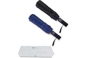 Bluinzi 46 Inch Compact Umbrellas for Rain - Travel Small Umbrella - Automatic Folding Umbrella - Windproof Portable Umbrella, Double 10-rib