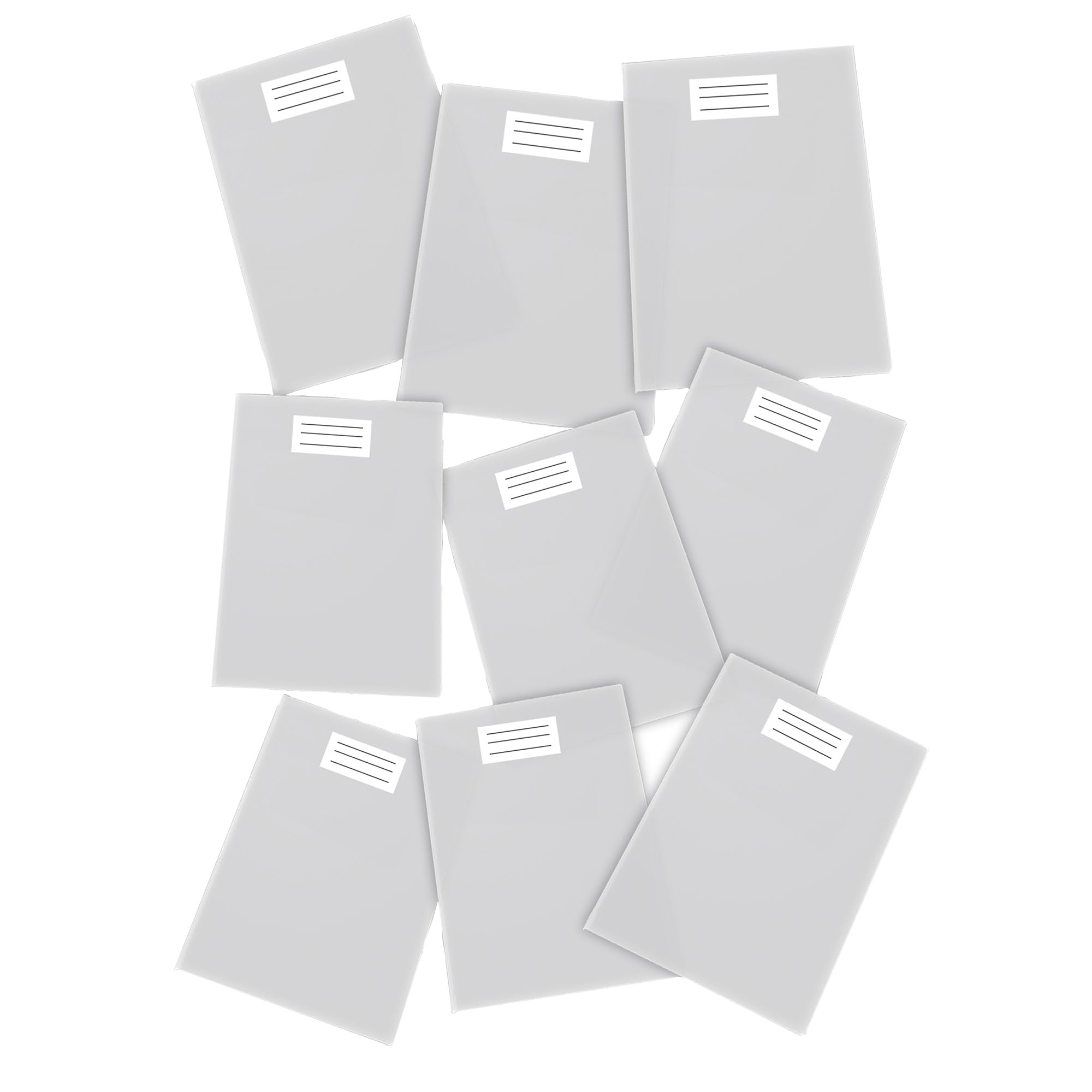 Pigna Pack of 25 Maxi Covers/Notebook Covers, Colourful, Transparent, A4 - Transparent — image 1