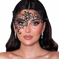 Amazon.com: Bounzhi Máscara sexy de encaje veneciano, máscara para ...