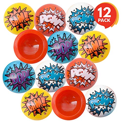 artcreativity ArtCreativity Superhero Sayings Rubber Poppers for Kids