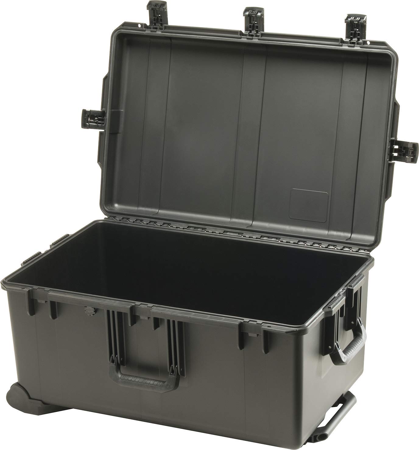 PELI Storm IM2975 Rugged Transport Container for AV Broadcast and Fragile Objects, Watertight and Dustproof, 162L Capacity, Made in US, No Foam, Black