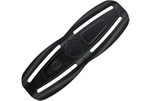 Black Universal Child Seat Chest Harness Clip and Baby Seat Safety Belt Clip Buckle Universal Replacement for Kids Trend Adju
