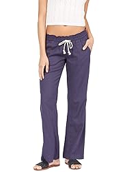 Roxy womens Oceanside Pants, Mood Indigo, Medium US